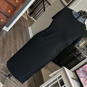 Chic Black Midi Dress